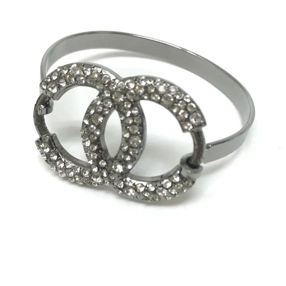 CHANEL Logo Charm Bracelet